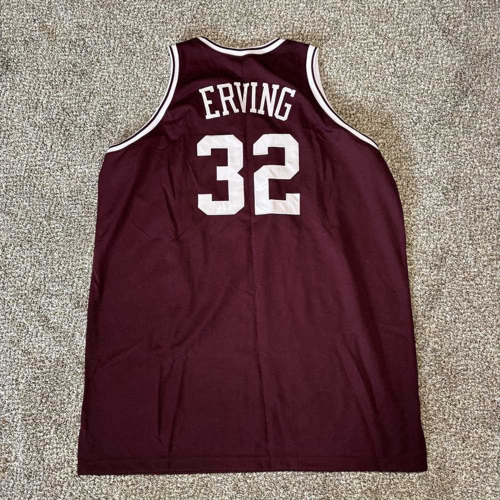 Vintage UMass Julius Erving Basketball Jersey Men's 58 Stitched College RARE Dr